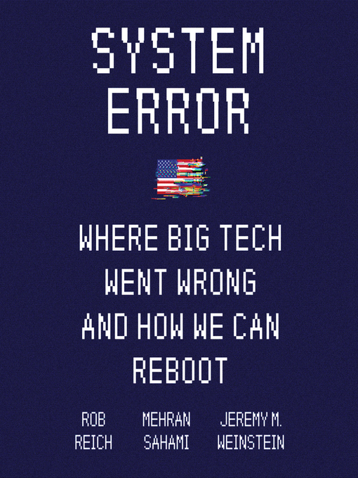 Title details for System Error by Rob Reich - Available